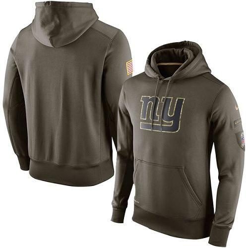 Men’s New York Giants Nike Olive Salute To Service KO Performance ...