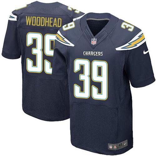 Nike Chargers #39 Danny Woodhead Navy Blue Team Color Men’s Embroidered ...