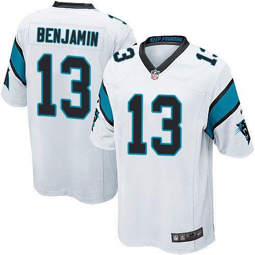 Nike Panthers #13 Kelvin Benjamin White Men’s Stitched NFL Game Jersey ...