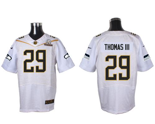 Nike Seahawks #29 Earl Thomas III White 2016 Pro Bowl Men’s Stitched ...